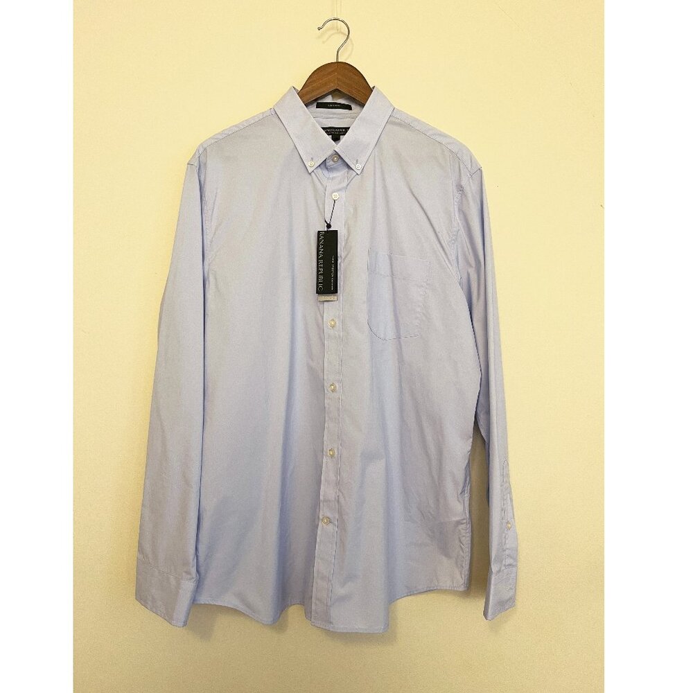 NWT Banana Republic Supima slim flex fit button-down shirt